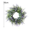 Decorative Flowers 1pc 30cm Artificial Green Plant Flower Wreath And Garlands Simulation Garland Home Office Decoration Modern #10