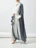 Etniska kläder 2023 Robes Arab Saudi Liturgy Hui kostym Abaya Cardigan Mellanöstern Long Robe Muslim Dress Women