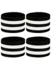 Racing sets 4 stcs reflecterende band met elastische band met veiligheid armband Hoog zichtbaarheid Hiking zelfklevende enkel motorfiets rijden voor buiten