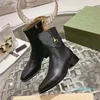 Snowboots Dames Winter Leren Laarzen Korte Designer Casual Klassiek Luxe Antislip Motorreizen Leren Helling Besneeuwd Platform