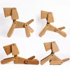 Table Lamps Foldable Wooden Dog Light For Living Room Bedroom Kid Lamp Creative Home Decor Modern Desk Lighting Fixtures Led Luminaire