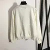 Kvinnors tröjor Designer Broderi Knits Top Girls Milan Runway V-hals Brevknapp Skjorta Cardigan 49H7