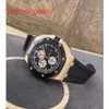AP Swiss Luxury Watch 26400ro OO A002CA.01ロイヤルオークオフショア18Kローズゴールドセラミック自動メカニカルメンズウォッチX228