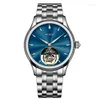 Montres-bracelets AESOP marque Tourbillon montre mécanique de luxe en acier inoxydable saphir robe étanche horloge pour hommes Reloj Hombre