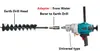 gereedschap 40 mm 800 mm lange Einzel-Doppel-Erdbohrer-Schlangenbohrer-Bohrer für Benzinmotor-Elektrohammer mit SDS-Adapter