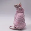 Disfraces de gato Otoño e Invierno ropa para mascotas suave y cómoda Sphynx gatito Accesorios ropa Para Gato para gatos