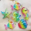 Decorative Objects Figurines 1020Pcs Cute Resin Mini Shining Ocean Series Flat back Cabochons Scrapbooking DIY Jewelry Craft Decoration Accessories F72 230428