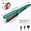 Curling Irons Negative Ion Electrical Hair Curler LED Control Ceramic Splint Hair Care Hair Fluffy Waver Fast Curling Rolls Styling Tools Q231128