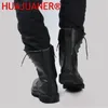 Boots Military Boots Steel Toe Outdoor Man Snow Ankle Boots Sheep Fur Work Safety Shoes Hunting Hiking Male Army Tactical Combat Boots 231128