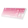 Tastiere Redragon K576W Gp Daksa Tkl Tastiera meccanica cablata 87 tasti Gradiente Pbt Keycap Interruttore rosso Rosa 231117 Drop Delivery Compu Dh5Ol