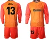 Club Team Atletico Madrids 22-23 GK 1 Ivo Grbic Maillots de football Ensemble de gardien de but à manches longues Antonio Adan David de Gea Thibaut Courtois 13 Jan Oblak Kits de maillot de football