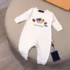 Bebek Erkek Kızlar Tulumlar Sevimli Küçük Ayı Baskı Romper Luxury Yepyeni Yeni doğan Toddler Rahat Giyim Kız Erkek Bebekler İçin Tulum Bodysuit SDLX