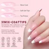 Unhas postiças vêm em uma linda cor nude e são perfeitas para qualquer ocasião.