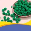 Głębokie szmaragdowe zielone rzemiosła pompom pompoms for Arts and Craft Pompom Balls for DIY Art Creative Crafts Dekoracje