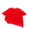 Designer New Women T-shirt 2023 Summer Net Red High Edition Loose Simple Cresatile Round Neck Sleeve T-shirt