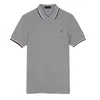 Fred Perry Camisa polo masculina, camisa de grife, logotipo bordado, mulheres, homens, camisetas de manga curta, top asiático, tamanho S/M/L/XL/XXL