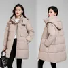 Winter fashion parkas women's long custom puffer jackets coats down jacket for women clothes