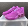 Lamelo Shoes Box com 2023 Lamelo Ball 1 Mb01 Tênis de basquete Sneaker e Morty Purple Cat Galaxy Mens Trainers Bege Black Buzz Queen Not From h