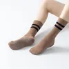 Yoga Çorap Pilates Dans Dizleri Yüksek Çoraplar Kadın Fitness Sports Slip Olmayan Çorap Çizgili Eğitim Anti-Odor Yumuşak Ter Emme Socquette Socquette Elastik Nefes Alabilir çoraplar BC651