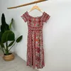 Dress Summer Off Shoulder Bohemian Split Expansion Casual Dresses Skirt