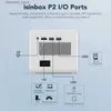 Проекторы Проектор ISINBOX 1080P HD 4K Видеопроектор 250Ansi 10000 люмен 5G WiFi Беспроводной экран с зеркальным отображением Проекторы для домашнего кинотеатра Q231128