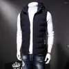 Heren down plus size herfst winter mannen jas warm mouwloos jas casual vest waistcoat ultra licht xl-8xl