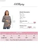 LIU QU Hauts de maternité décontractés pour femmes - Haut tricoté long - Mama Fashion - Pull de bureau basique élégant à col rond - Vêtements de grossesse L231128