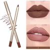 Lip Gloss 15Colors Golden Lip Liner Pencil Private Label Waterproof Pigment Vegan Lip Liner Lipstick Makeup Wholesale 231128