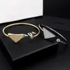 Bracelet designer bracelet designer jewelry for Women All diamond Triangle Top quality Stainless Steel 18K gold Classic New Christmas New Year Valentine