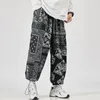 Men's Pants 2023 Trend Print European Style Casual Chinese Loose Japanese Ankle-Length Jogger Trousers Size M-5XL