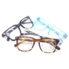 Lunettes de soleil Cubojue Acétate Lunettes de lecture Hommes Femmes Anti Blue Light Lunettes Cadre Mâle Presbytie Spectacles Haut de gamme Tortue noire