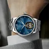 Wristwatches AESOP Brand Tourbillon Mechanical Watch Luxury Stainless Steel Sapphire Dress Waterproof Clock For Men Reloj Hombre