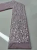 Fabric 18 Colors Evening Dress Sequins Lace Beading Pearl Fabric Tailor Crafts For Cloth Tela Designer Lace Fabric By The Five Yard