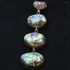 Charms High Quality Natural Abalone Pearl Large Big Oval Pendant Diy Chain Necklace Fashion Wholesale Jewelry B1142-4