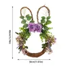 Flores decorativas para a porta da porta da frente Decoração de parede Decoração de Páscoa Greathaster Twig Age of Wrath Dia dos namorados com luzes