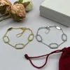 Gioielli di design di lusso Bracciali da donna Bracciale a catena Va Lettera Pulsera di lusso Catene da donna Ornamenti Accessori per ragazze Bracciale regalo