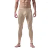 Men's Thermal Underwear Ice Silk Long Johns Women 'S Leggings Men Home Pants