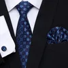 Галстуки на шею оптом на заказ Высококачественный фиолетовый мужской классический галстук с узором Пейсли и нагрудный платок Шелковый жаккардовый галстук Свадебная вечеринка Праздник 231128