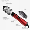 Curling Irons Professional 3 i 1 hårtork Rotary Brush Spinning Hot Comb Wavy Auto Curling Iron Hair Starten Styling Tools Appliances Q231128