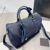 Bolsas clásicas Top Duffel Bolsa de lona Hombres Denim Diseñador Equipaje Damas Bolsos para mujer Viajes Mujeres Moda Bolso de equipaje de gran capacidad