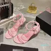 2023 sandals Women's leather non-slip outsole sexy women sandals Bridal party wedding dress 35-39