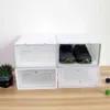 Storage Boxes Bins 1pc Transparent storage es thickened dustproof s organizer box can be superimposed combination shoe cabinet W0428
