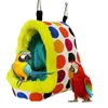 Gaiolas de pássaros Prawus Parrot Hammock House Holding Cave Hut Tent Bed Bed Inverno Inverno Quente Ninho de Pet Toy para periquito cacatuas