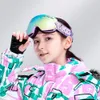 スキーゴーグルCopozz Brand Kids 415歳のプロフェッショナルアンチフォッグスノーボードダブルUV400スキーマスクメガネ231127