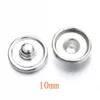 Snap Jewelry Akcesoria Odkrycia Komponenty 12 mm 16 mm 18 mm metalowe przyciski Snap dla Make Glass Snap Buttons