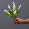 装飾的な花の花輪アカシアシミュレーションの小さな束屋内ホームフラワーアレンジメント装飾プラスチック人工花