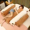 Bed Rails Pregnant Throw Pillow Lovely Lamb Long Leg Clip Children Lunch Sleep Comfort Removable Liner 231127