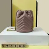 Designer Chain Bucket Bag Women's Leather Classic Crossbody Bag Draw Rope Bag Women's Handbag Purse Tote High quality