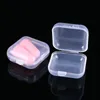 35 x 35 x 17 mm Mini durchsichtige kleine Box aus Kunststoff für Schmuck, Ohrstöpsel, Aufbewahrungsbox, Behälter, Perlen, Make-up, transparenter Organizer, Geschenkboxen