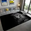 Mattor Heminredning 3D Cat/Tiger/Skull Mattor vardagsrum sovrum hemmode golvmatta matta matta kichen mat chambre alfombra